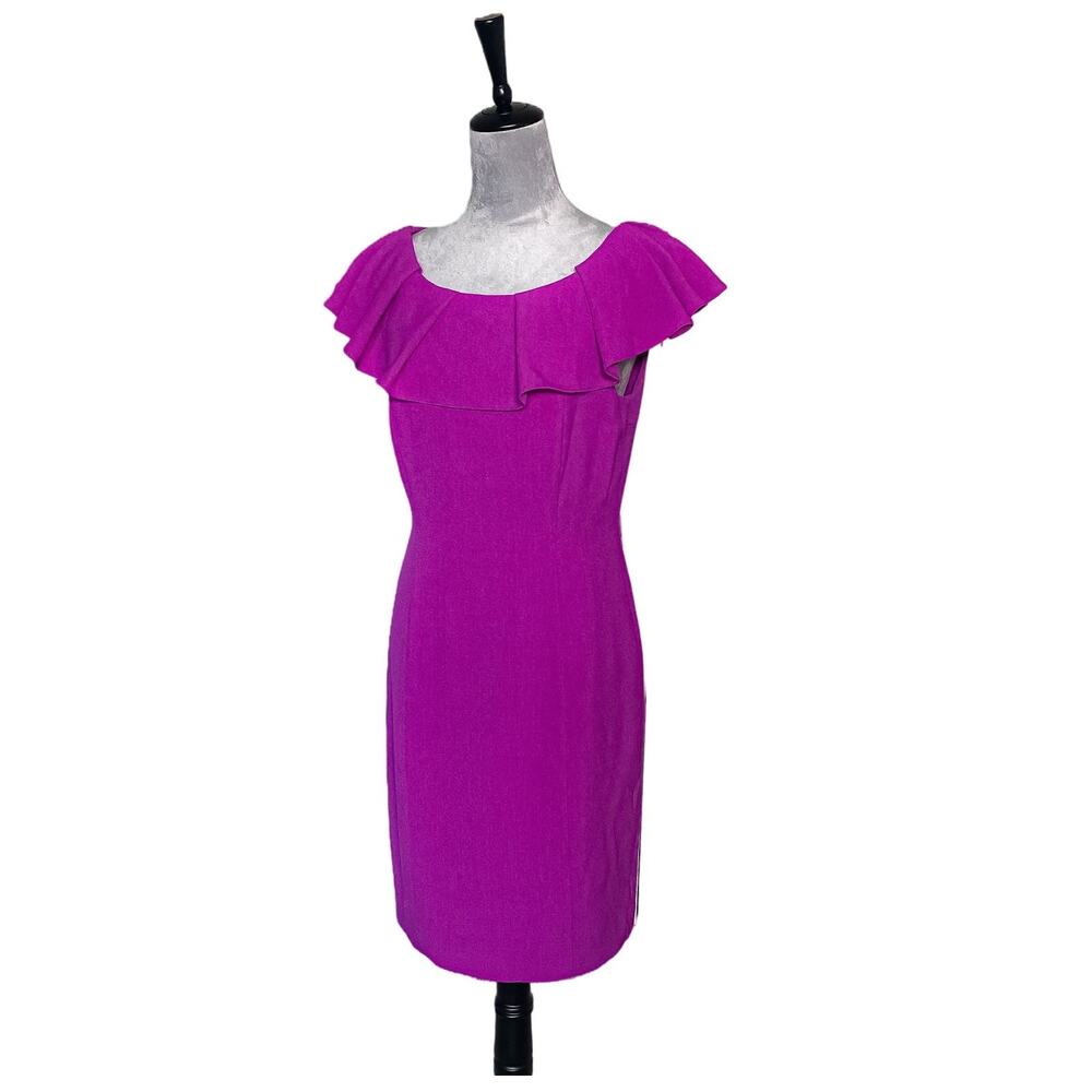 ANTONIO MELANI Violet Sheath Dress Size 6